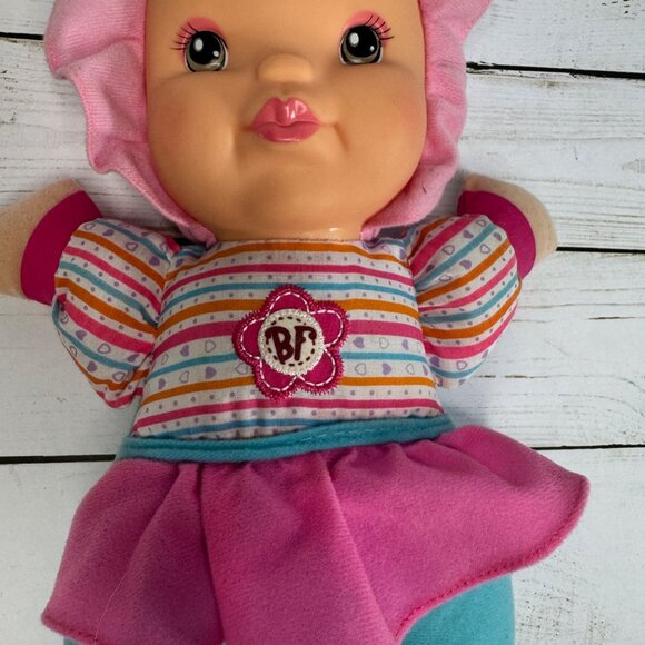 Baby First Kisses Baby Doll With Pink & Blue Outfit - 12" Soft Plush Toy Talks - Picture 5 of 9